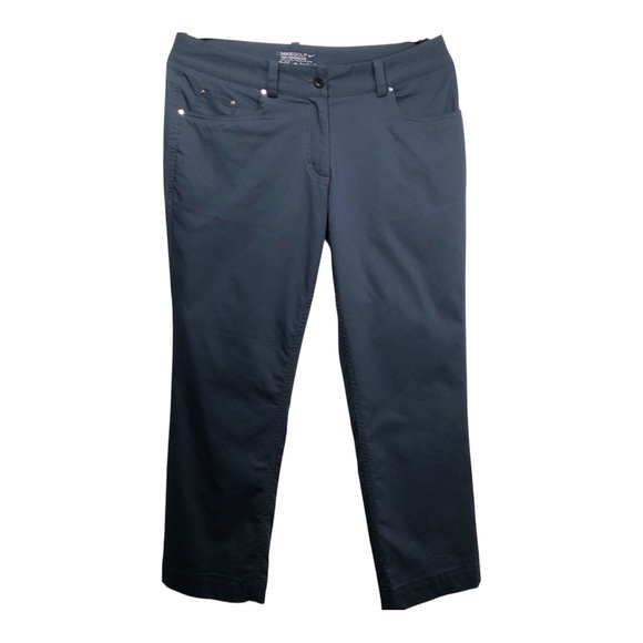 Nike Pants - Nike Golf Tour Performance Navy Pants Sz 10 DriFit Athletic Stretchy Functional